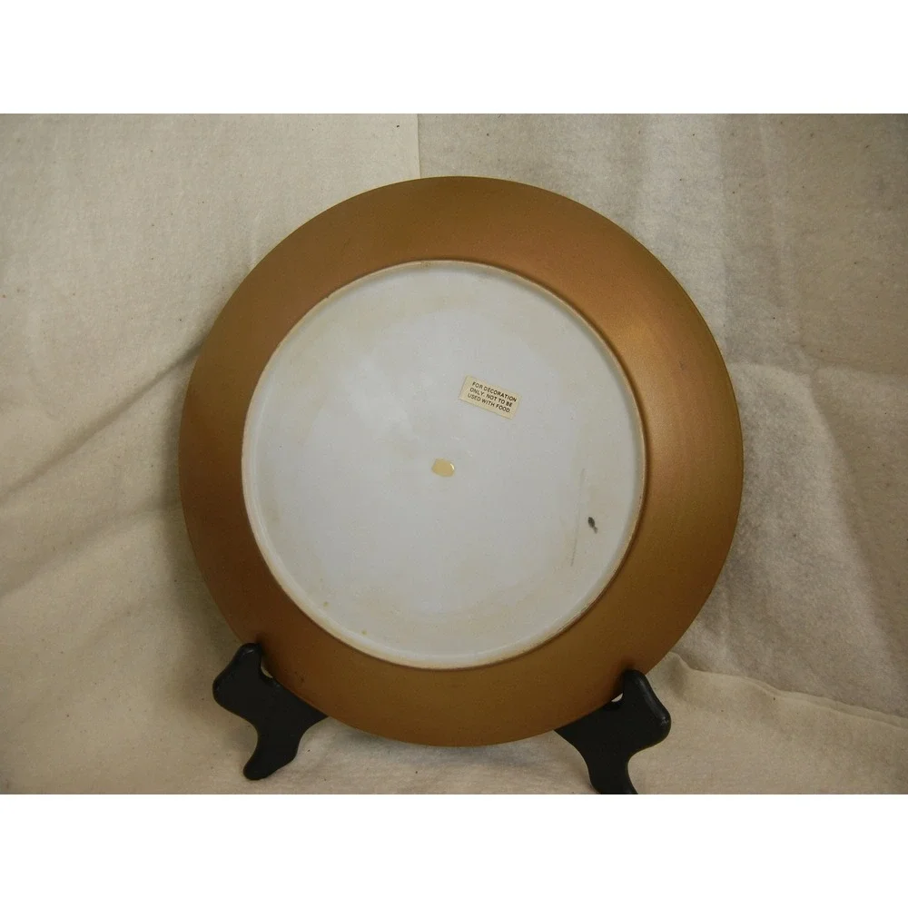 Asian design Vase platter set Good Fortune symbol‎ oriental style Vintage